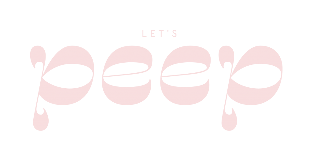 Let's peep logo