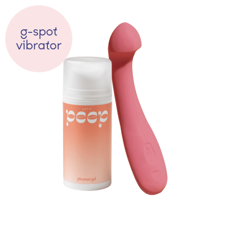 Steamy Set | Dame Products Arc G-Spot Vibrator + Let's Peep Lube